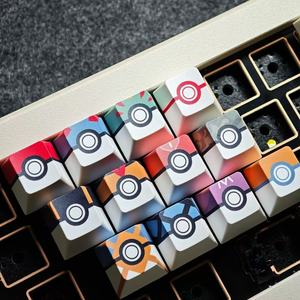 Teclas PBT Personalizadas Fynmi con Sublimación de Tinte de Cereza R4 R3 R2 R1 - Product Image 1