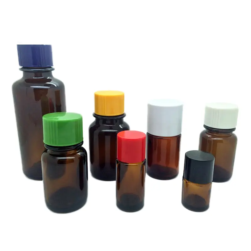 5ml 10ml 15ml 1oz 30ml 60ml 125ml brown amber wide bell mouth glass bottles for flavors fragrance diffuser aroma essential oil
