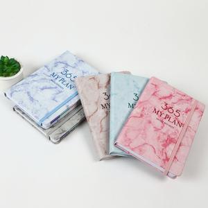 Agenda mensuel de luxe imprimé en gros, format A5, almanach, carnets, couverture rigide personnalisée en cuir, planificateurs de mariage, papeterie - Product Image 3