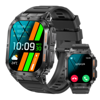 Reloj Inteligente K61 Pro 5G para Hombre, Nuevo Lanzamiento, Pantalla Triple Táctil de 1.96 Pulgadas, Pronóstico del Tiempo, Frecuencia Cardíaca, Presión, Oxígeno, Brújula