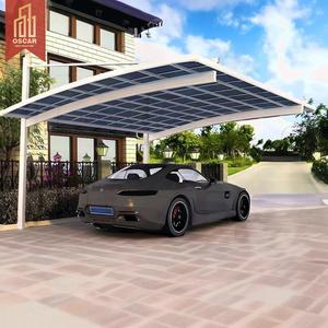 Auvent <span class=keywords><strong>de</strong></span> voiture moderne <span class=keywords><strong>en</strong></span> polycarbonate et aluminium <span class=keywords><strong>de</strong></span> haute qualité pour terrasse extérieure et parking - Product Image 1