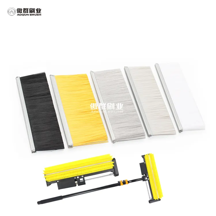 OEM ODM Wholesale Photovoltaic Solar Panel Cleaning Spiral Roller Brush Solar Cleaning Brushes Solar Rotating Brush
