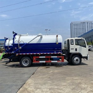 Sinotruk Howo 4X2 6-wheel 8CBM Vacuum Fecal <b>Suction</b> Tanker Truck Septic <b>Pump</b> Truck for Sale - Product Image 3