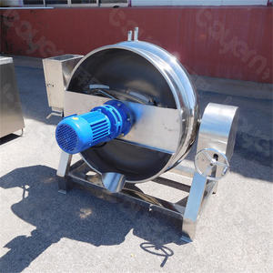 Hoàn toàn tự động thương mại điện trộn nồi đôi-tường với hơi nước nóng cho mứt cho chế biến thực phẩm - Product Image 2