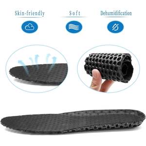 GDEKLO Zapatillas Deportivas de Mujer Talla 10 Negras con Malla Transpirable Suela de Goma Entresuela de EVA para Entrenamientos Casuales Caminar o Tenis - Product Image 3