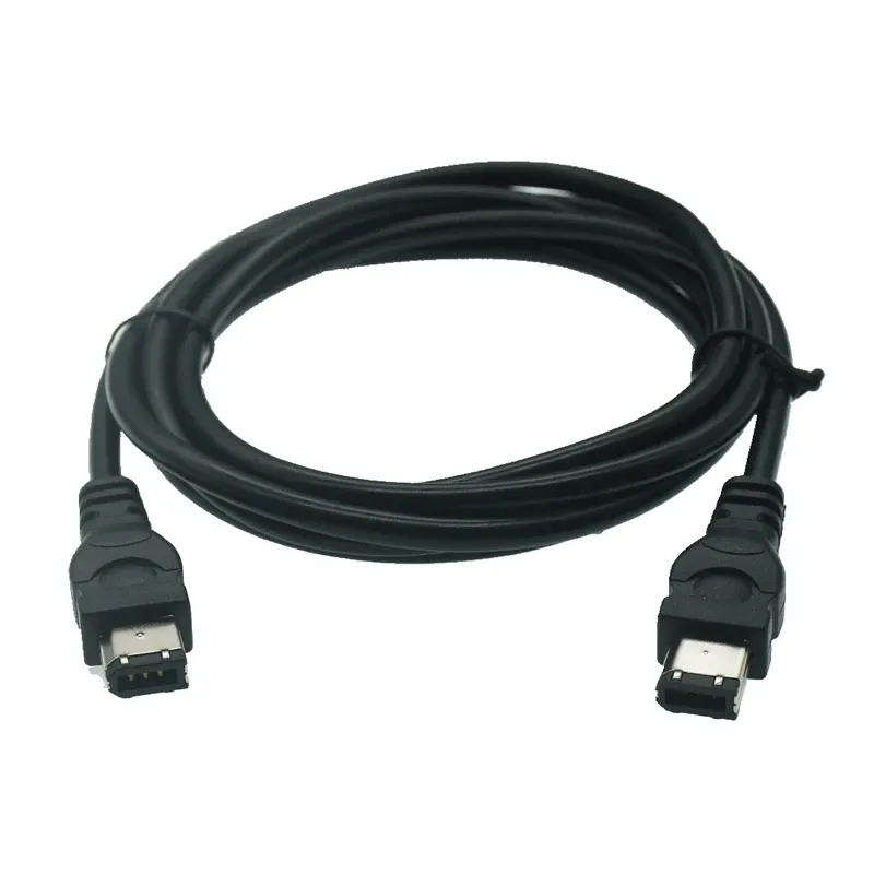 6 pines 6 pines IEEE 1394 IEEE 1394 Firewire 400 6 6 iLink Cable de cámara Industrial IEEE 1394 Cable 0,6 m 1M 1,8 M 3M 5M negro