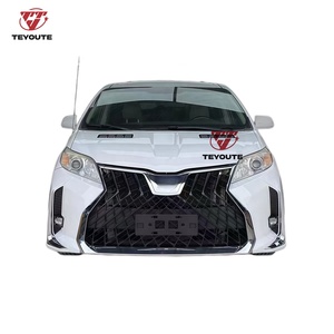 Kits de carrosserie directement modifiés TEYOUTE : Pare-chocs, capot et calandre pour <span class=keywords><strong>Toyota</strong></span> <span class=keywords><strong>Sienna</strong></span> 2011-2020 – Version améliorée - Product Image 4