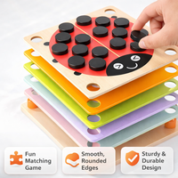 Jeu de mémoire en bois de haute qualité pour enfants, échecs Montessori, jouets éducatifs HS-IN065 pour 3 ans et plus - Entraînement à l'attention et à la logique