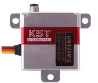 Moteur CC sans noyau KST DS135MG 5,2 kg 0,12 seconde, servo numérique à engrenages métalliques 23g pour modèle de planeur RC, pièces d'avion RC 5mm 25T