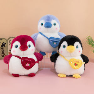<span class=keywords><strong>Pingüino</strong></span> de Peluche con Bolso Pequeño - Juguete de Peluche Suave para Decoración del Hogar y Regalo de Cumpleaños para Niños, Adorable Muñeco de <span class=keywords><strong>Pingüino</strong></span> - Product Image 1