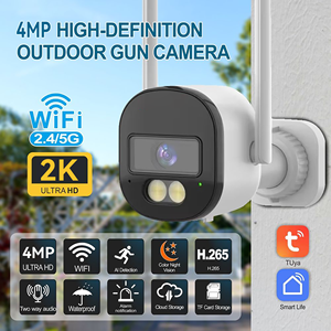 Outdoor Full HD Waterproof 4MP 5MP Security <strong>IP</strong> <strong>Camera</strong> Wifi Tuya Smart P2P CCTV Network <strong>Bullet</strong> with NVR for Indoor Use - Product Image 2