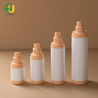 Vente en gros de flacons de lotion sans air en PP de 15 ml, 30 ml, 50 ml, 100 ml, flacon pompe sous vide en plastique PP pour emballage cosmétique
