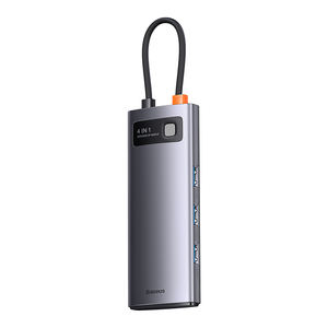 <span class=keywords><strong>Baseus</strong></span>-estación de acoplamiento multifuncional 4 en 1, Adaptador tipo C a <span class=keywords><strong>USB</strong></span> 3,0x4 - Product Image 1