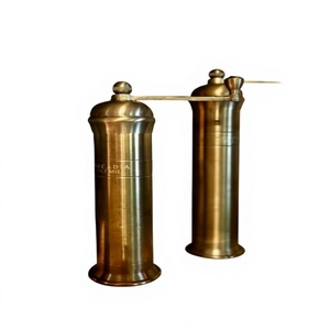 Compre en Línea el Molinillo de Especias de Latón de Última Generación, Estilo Europeo, Apto para Lavavajillas, Mecanismo Metálico, Molinillo de Pimienta Manual de Primera Calidad - Product Image 1