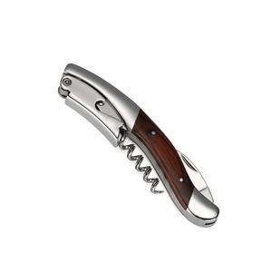 Ouvre-vin <span class=keywords><strong>laguiole</strong></span> de haute qualité, vis en liège avec manche en bois de pakka, 1 pièce - Product Image 1