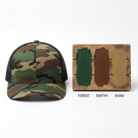 Gorras Snapback Personalizadas con Camuflaje, Parche de Cuero, Gorra Richardson 112 Trucker, Logotipo Bordado en 3D, Gorras Deportivas para Exteriores, Gorra de Béisbol