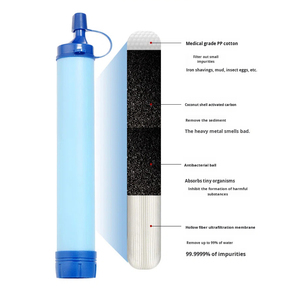 Filtre à <span class=keywords><strong>eau</strong></span> portable de survie <span class=keywords><strong>pour</strong></span> le camping et la randonnée en extérieur - Product Image 4