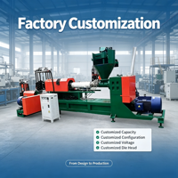 Extrudeuse de granulation plastique à anneau d'eau pour la production de granulés uniformes à faible teneur en impuretés – Fabricant chinois de granulateurs plastiques