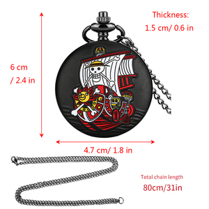 <span class=keywords><strong>Montre</strong></span> <span class=keywords><strong>de</strong></span> poche Anime japonaise pour promotion - Pendentif collier crâne <span class=keywords><strong>de</strong></span> pirate avec chaîne pour cadeau <span class=keywords><strong>de</strong></span> cosplay - Product Image 2