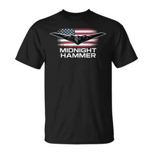 Camiseta Midnight Hammer B-2 Stealth Jet America - Product Image 1