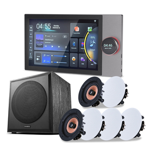 Sistema de Música Ambiental para Hogar Inteligente de Dos Zonas, Tuya Zigbee, <span class=keywords><strong>Google</strong></span> Play, Panel de Control Central Inteligente de 10 Pulgadas, Amplificador de Pared - Product Image 1