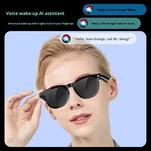 Nouvelles Lunettes Intelligentes IA 2026 <span class=keywords><strong>avec</strong></span> Caméra HD 8MP Anti-tremblement, Enregistrement Vidéo 1080P, Traduction <span class=keywords><strong>Texte</strong></span> en Temps Réel, Lunettes Audio CY01-C - Product Image 4
