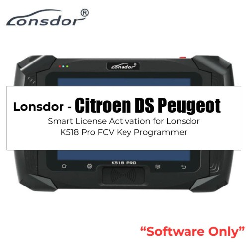 IMMO Software License for Citroen DS Renault Dacia Ford Lincoln Mercury Subaru Mazda for Lonsdor K518 Pro FCV Key Programmer