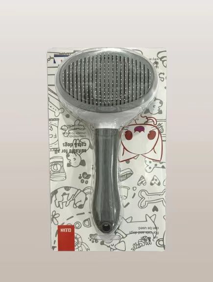 [Grigio] Pettine a denti fini - Confezione in cartoncino