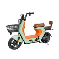 Trottinette Électrique Adulte Femme avec Moteur Avant 48V, 3 Vitesses, Cadre en Acier, Batterie Plomb-Acide, Roues de 14 Pouces