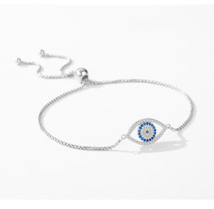 Joyería de moda diseño de pavo collar de ojos malvados pulsera colgante de moda anillo de plata de ley para mujer logotipo personalizado 925 Plata - Product Image 3