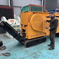 Concasseur à mâchoires sur chenilles, machine mobile de concassage de pierres avec une capacité de 10-20t/h, garantie 1 an pour le concassage de granit et de calcaire en carrière