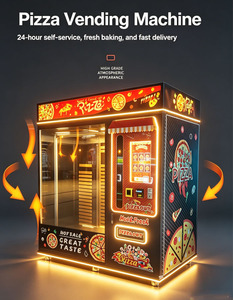 Distributeur automatique de pizzas chaudes prêtes à manger SDK avec écran tactile 22 pouces et options de paiement multiples pour centres commerciaux/parcs d'attractions - Product Image 3