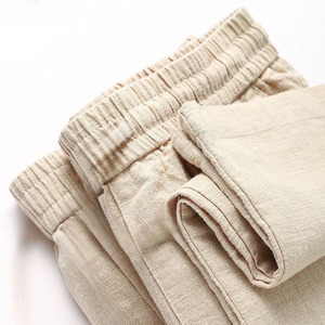 Pantaloni Estivi da <span class=keywords><strong>Donna</strong></span> in <span class=keywords><strong>Lino</strong></span> a Gamba Larga, Casual, Larghi, Dritti, Lunghi, Sottili in Cotone e <span class=keywords><strong>Lino</strong></span> - Vendita all'Ingrosso - Product Image 6