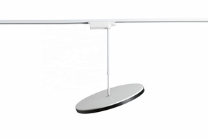 <span class=keywords><strong>Juno</strong></span> – lumière de piste magnétique à panneau rond, éclairage de Spot de galerie d'art à LED avec lampes suspendues de Rail de piste - Product Image 5