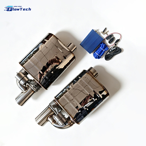 High Performance Universal Vacuum Muffler Stainless Steel Exhaust System Performance Muffler 3 Inch 2.5 Inch Oval Design <b>Polish</b> - Product Image 6