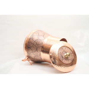 Matka Pot en Cuivre Martelé Ancien de 8L de Qualité Supérieure avec Robinet en Laiton et Finition Artisanale - Product Image 2