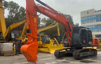 Excavatrice sur chenilles Hitachi ZX200 d'occasion, prix bas, nouveau modèle, moteur Cummins, 20 tonnes, capacité de la benne de 1,2 m, haute qualité