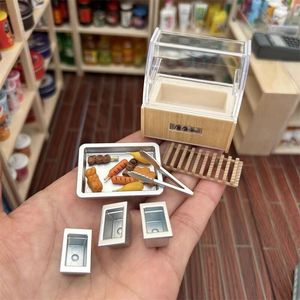 Factory Hot <strong>Sales</strong> Miniature Display Cabinets <strong>Dollhouse</strong> <strong>for</strong> Mini Cake Bread Miniature - Product Image 3