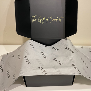 Custom Logo Printed E Commerce Mailing Packaging Carton Shoes Clothing Underwear Socks <b>Matte</b> Black Shipping Mailer Box - Product Image 4