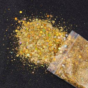 Paillettes en plastique de 5 mm en forme de marguerite, creuses et colorées, pour la décoration des ongles et les loisirs créatifs DIY - Product Image 2