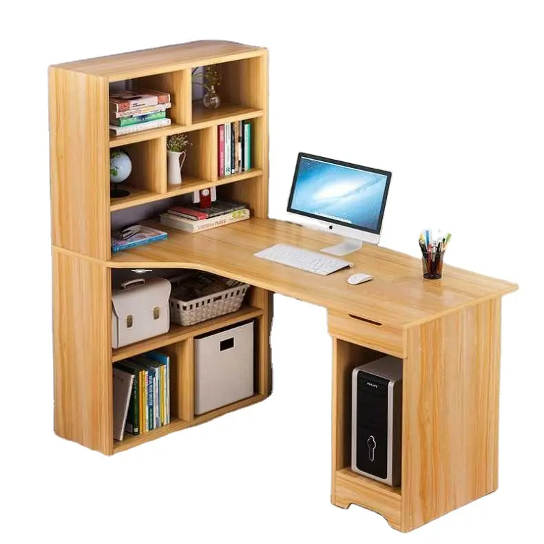 Комбинированный стол для книжного шкафа, компьютерная книжная полка, настольный стол для домашней офисной мебели