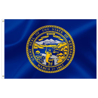 Drapeaux de l'État du Mississippi 3x5FT en polyester avec œillets métalliques pour fêtes, défilés, événements sportifs, décorations extérieures