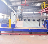 Extrudeuse numérique à double vis conique SIEMENS PLC pour la production de plaques et de feuilles en PEHD, TPO, EVA, PVC, modèle SJSZ65/132