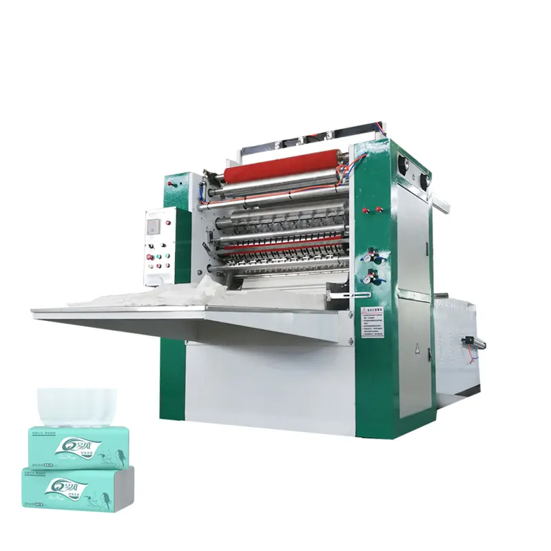 Fully automatic high-efficiency facial tissue folding and packaging machine at attractive price