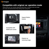 Ewaygps Auto-Nachrüstung Drahtlose Sprachsteuerung Android Auto Carplay-Schnittstellen für Volkswagen VW Golf Passat Lingdu Tiguan