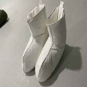 <span class=keywords><strong>Zapatos</strong></span> de Invierno para Mujer, de Plumas y Plumón de <span class=keywords><strong>Ganso</strong></span>, Color Rosa - Product Image 4