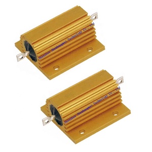 Résistance de coque en aluminium doré ZB <span class=keywords><strong>5w</strong></span> à 500W rx24, résistance LED automobile en aluminium, résistance de charge RX24 6 <span class=keywords><strong>Ohm</strong></span> 50 Watt 50 w 6rj - Product Image 3