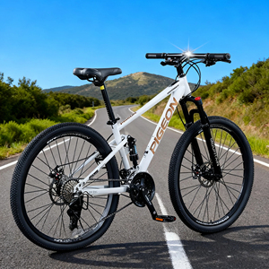 Bicicleta de <span class=keywords><strong>Montaña</strong></span> con Cuadro de Acero al Carbono Resistente a Impactos, 24/27/30 Velocidades, Frenos de Disco Hidráulicos, Suspensión Delantera de Aleación de Aluminio - Product Image 2