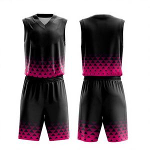 Uniforme de basket-ball de haute qualité, sublimation intégrale, vêtements d'équipe personnalisés, respirant, maillot et short de basket-ball unisexe - Product Image 1