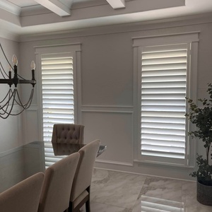Persianas de <span class=keywords><strong>Madera</strong></span> para Ventanas Residenciales, Protección de la Privacidad, <span class=keywords><strong>Precio</strong></span> de Fábrica - Product Image 5